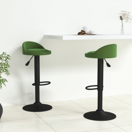 Küchenhocker, 2 Stück, dunkelgrünes Samtgewebe von , Küchenhocker - Ref: Foro24-333604, Preis: 109,24 €, Rabatt: %