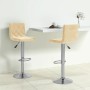 Kitchen stools 2 units cream velvet by , Kitchen stools - Ref: Foro24-333686, Price: 131,90 €, Discount: %