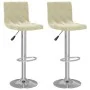 Küchenhocker, 2 Stück, cremefarbenes Samtgewebe. von , Küchenhocker - Ref: Foro24-333686, Preis: 129,69 €, Rabatt: %