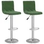 Küchenhocker, 2 Stück, dunkelgrünes Samtgewebe von , Küchenhocker - Ref: Foro24-333690, Preis: 106,19 €, Rabatt: %
