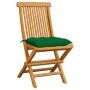 Garden chairs 6 pcs teak wood and bright green cushions by , Garden chairs - Ref: Foro24-3065610, Price: 399,81 €, Discount: %