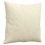 2-seater sofa with cream-colored synthetic leather cushions, 140 cm by , Sofas - Ref: Foro24-3200931, Price: 249,76 €, Discou...