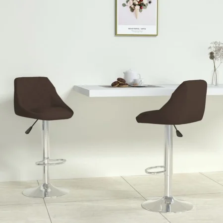 Küchenhocker, 2 Stück, braunes Kunstleder von , Küchenhocker - Ref: Foro24-335182, Preis: 141,18 €, Rabatt: %