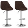Küchenhocker, 2 Stück, braunes Kunstleder von , Küchenhocker - Ref: Foro24-335182, Preis: 144,61 €, Rabatt: %