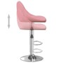 Rosa Samt Küchenhocker von , Küchenhocker - Ref: Foro24-335299, Preis: 95,21 €, Rabatt: %