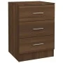 Mesita de noche madera contrachapada marrón roble 38x35x56 cm de , Mesitas de noche - Ref: Foro24-815325, Precio: 66,03 €, De...