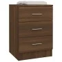 Mesita de noche madera contrachapada marrón roble 38x35x56 cm de , Mesitas de noche - Ref: Foro24-815325, Precio: 66,03 €, De...