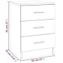 Mesita de noche madera contrachapada marrón roble 38x35x56 cm de , Mesitas de noche - Ref: Foro24-815325, Precio: 66,03 €, De...