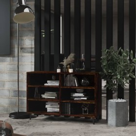 Aparador de madera de ingeniería roble ahumado 103,5x35x70 cm de , Aparadores - Ref: Foro24-813185, Precio: 66,34 €, Descuent...