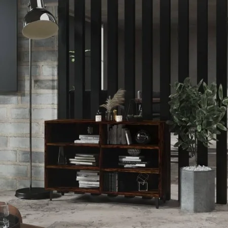 Smoked oak engineered wood sideboard 103.5x35x70 cm by , Sideboards - Ref: Foro24-813185, Price: 65,57 €, Discount: %