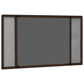 Expandable brown window screen (100-193)x75 cm by , Mosquito nets for windows - Ref: Foro24-149042, Price: 31,02 €, Discount: %