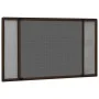 Ausziehbares Fliegengitter für Fenster in Braun (100-193)x75 cm. von , Moskitonetze für Fenster - Ref: Foro24-149042, Preis: ...