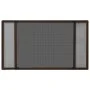 Ausziehbares Fliegengitter für Fenster in Braun (100-193)x75 cm. von , Moskitonetze für Fenster - Ref: Foro24-149042, Preis: ...