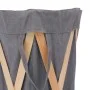 Folding laundry basket made of wood and gray fabric by , Laundry baskets - Ref: Foro24-284228, Price: 22,20 €, Discount: %