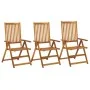 Liegende Gartenstühle 3 Stück aus massivem Akazienholz von vidaXL, Gartenstühle - Ref: Foro24-311847, Preis: 196,99 €, Rabatt: %