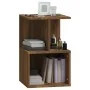 Mesita de noche madera contrachapada marrón roble 35x35x55 cm de , Mesitas de noche - Ref: Foro24-815187, Precio: 38,74 €, De...