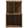 Bedside table made of brown oak plywood, measuring 35x35x55 cm. by , Nightstands - Ref: Foro24-815187, Price: 39,35 €, Discou...
