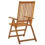 Liegende Gartenstühle 3 Stück aus massivem Akazienholz von vidaXL, Gartenstühle - Ref: Foro24-311847, Preis: 200,45 €, Rabatt: %