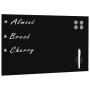 Black glass magnetic wall board 60x40 cm by , White boards - Ref: Foro24-30107, Price: 36,32 €, Discount: %