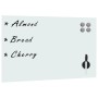 Pizarra magnética de pared blanca vidrio 60x40 cm de , Pizarras blancas - Ref: Foro24-30111, Precio: 41,36 €, Descuento: %