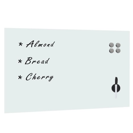 Magnetische weiße Glaswandtafel 100x60 cm von , Whiteboards - Ref: Foro24-30113, Preis: 69,35 €, Rabatt: %