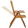 Liegende Gartenstühle 3 Stück aus massivem Akazienholz von vidaXL, Gartenstühle - Ref: Foro24-311847, Preis: 196,99 €, Rabatt: %