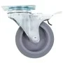 Swivel wheels with double brakes 4 units 75 mm by , Material handling - Ref: Foro24-143421, Price: 20,91 €, Discount: %