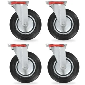 Swivel wheels 4 units 200 mm by , Material handling - Ref: Foro24-143454, Price: 66,66 €, Discount: %