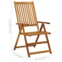Liegende Gartenstühle 3 Stück aus massivem Akazienholz von vidaXL, Gartenstühle - Ref: Foro24-311847, Preis: 200,45 €, Rabatt: %