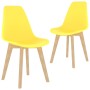 Esszimmerstühle, 2 Stück, gelber Kunststoff von , Essstühle - Ref: Foro24-289116, Preis: 91,44 €, Rabatt: %