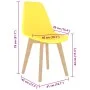Esszimmerstühle, 2 Stück, gelber Kunststoff von , Essstühle - Ref: Foro24-289116, Preis: 90,15 €, Rabatt: %