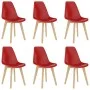 Esstischstühle 6 Stück Kunststoff rot von , Essstühle - Ref: Foro24-289121, Preis: 212,05 €, Rabatt: %