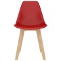 Esstischstühle 6 Stück Kunststoff rot von , Essstühle - Ref: Foro24-289121, Preis: 236,53 €, Rabatt: %