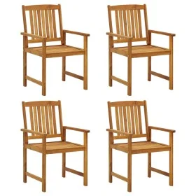 Garden chairs 4 units solid acacia wood by vidaXL, Garden chairs - Ref: Foro24-311848, Price: 282,20 €, Discount: %