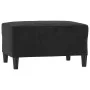 3-piece black velvet sofa set with cushions by , Sofas - Ref: Foro24-3201715, Price: 477,33 €, Discount: %