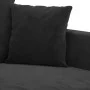 3-piece black velvet sofa set with cushions by , Sofas - Ref: Foro24-3201715, Price: 477,33 €, Discount: %