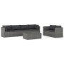 7-piece garden sofa set with gray synthetic rattan cushions by vidaXL, Garden sets - Ref: Foro24-3059493, Price: 756,09 €, Di...
