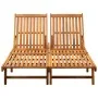 Lounger for 2 people solid acacia wood by vidaXL, Loungers - Ref: Foro24-311873, Price: 318,15 €, Discount: %