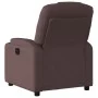 Dark brown electric reclining armchair in fabric. by , Armchairs - Ref: Foro24-3204349, Price: 250,86 €, Discount: %