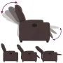 Dark brown electric reclining armchair in fabric. by , Armchairs - Ref: Foro24-3204349, Price: 250,86 €, Discount: %