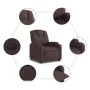 Dark brown electric reclining armchair in fabric. by , Armchairs - Ref: Foro24-3204349, Price: 250,86 €, Discount: %