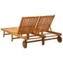 Lounger for 2 people solid acacia wood by vidaXL, Loungers - Ref: Foro24-311873, Price: 318,15 €, Discount: %