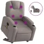 Sillón de masaje eléctrico reclinable elevable tela taupé de , Sillones - Ref: Foro24-3204412, Precio: 395,72 €, Descuento: %