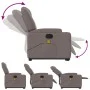 Sillón de masaje eléctrico reclinable elevable tela taupé de , Sillones - Ref: Foro24-3204412, Precio: 395,72 €, Descuento: %