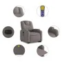 Sillón de masaje eléctrico reclinable elevable tela taupé de , Sillones - Ref: Foro24-3204412, Precio: 395,72 €, Descuento: %