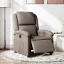 Electric reclining armchair in gray taupe fabric by , Armchairs - Ref: Foro24-3204148, Price: 241,67 €, Discount: %