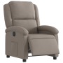 Electric reclining armchair in gray taupe fabric by , Armchairs - Ref: Foro24-3204148, Price: 259,64 €, Discount: %
