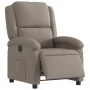 Electric reclining armchair in gray taupe fabric by , Armchairs - Ref: Foro24-3204148, Price: 241,67 €, Discount: %