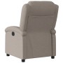 Electric reclining armchair in gray taupe fabric by , Armchairs - Ref: Foro24-3204148, Price: 259,64 €, Discount: %