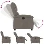 Electric reclining armchair in gray taupe fabric by , Armchairs - Ref: Foro24-3204148, Price: 241,67 €, Discount: %